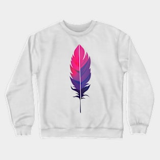 Colorful nature feather Crewneck Sweatshirt